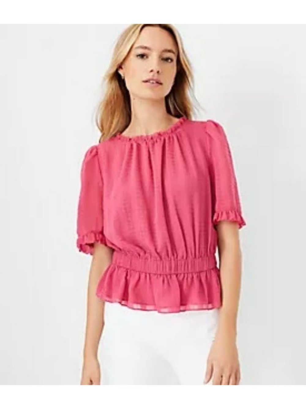Ann Taylor Pink Blouse